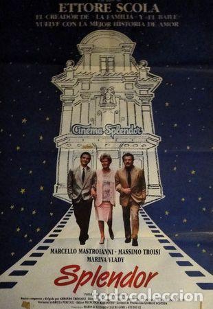 Kino: afiche splendor ettore scola 1989 cine italiano original