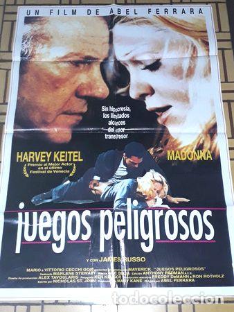Kino: juegos peligrosos afiche madonna harvey keitel 850