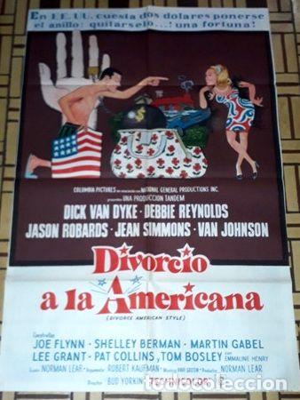 Kino: divorcio a la americana afiche dick van dyke dreynolds f32