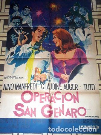 Kino: operacion san genaro afiche nino manfredi cauger g23