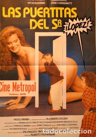 Kino: afiche original cine las puertitas del senor lopez