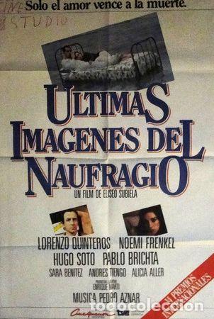 Kino: afiche ultimas imagenes del naufragio 1989 subiela original