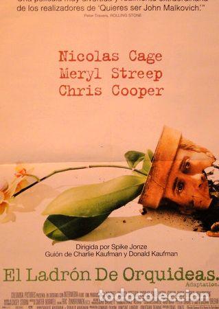 Kino: afiche adaptation el ladron de orquideas 2002 spike jonze