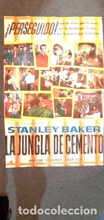 Kino: poster de cine antiguo la jungla del cemento afiche