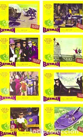 Kino: batman 1966 8 lobby cards del film de 1966