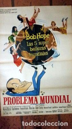 Kino: problema mundial afiche de cine original de los 60