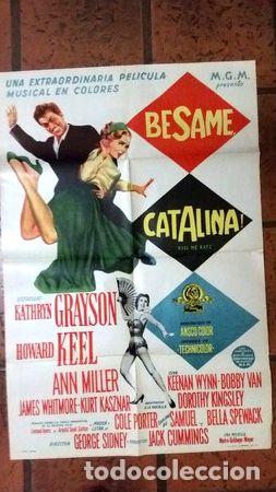 Kino: afiche de pelicula original del 50 besame catalina