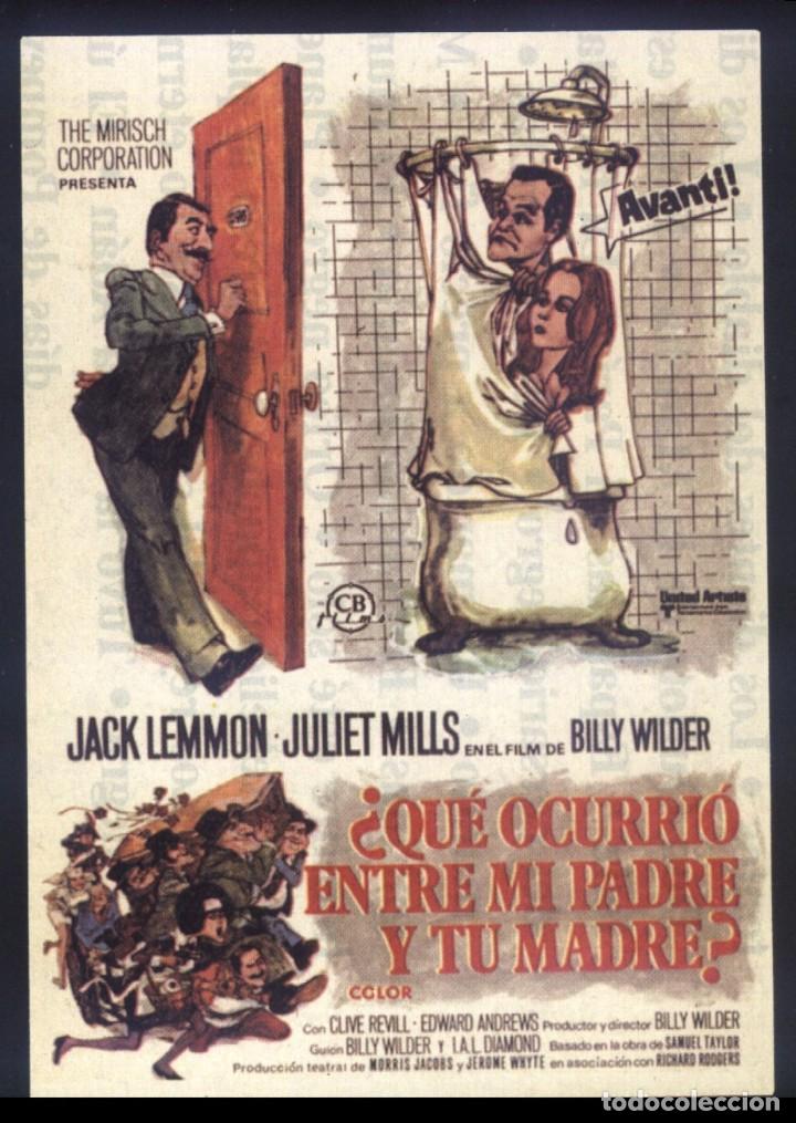 Kino: Q-09550- QUE OCURRIO ENTRE MI PADRE Y TU MADRE (Avanti) (RECORTE PRENSA 9x14) Jack Lemmon