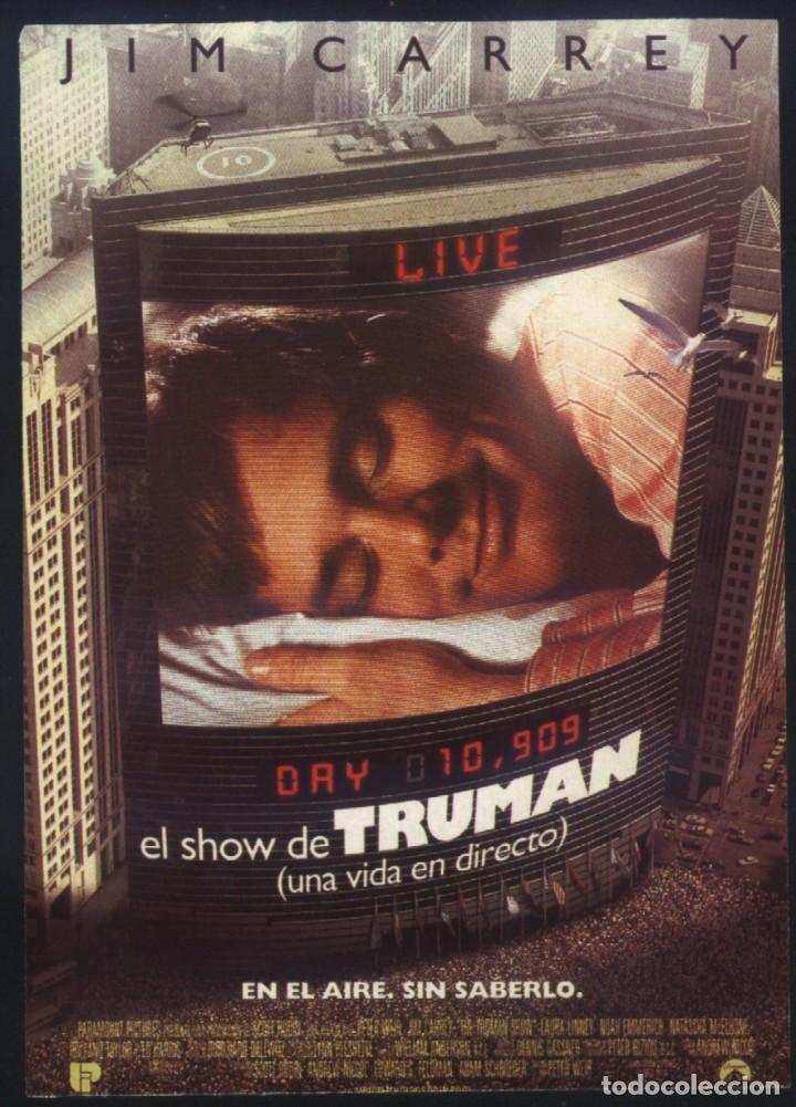 Kino: Q-09555- El show de Truman (Una vida en directo) (The Truman Show) (FICHA T&Eacute;CNICA) Jim Carrey