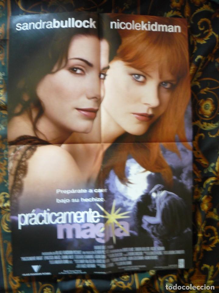 Cinema: CARTEL DOBLE 40X60 APROX DE LAS PELICULAS: Practicamente magia y Mas alla de los sue&ntilde;os