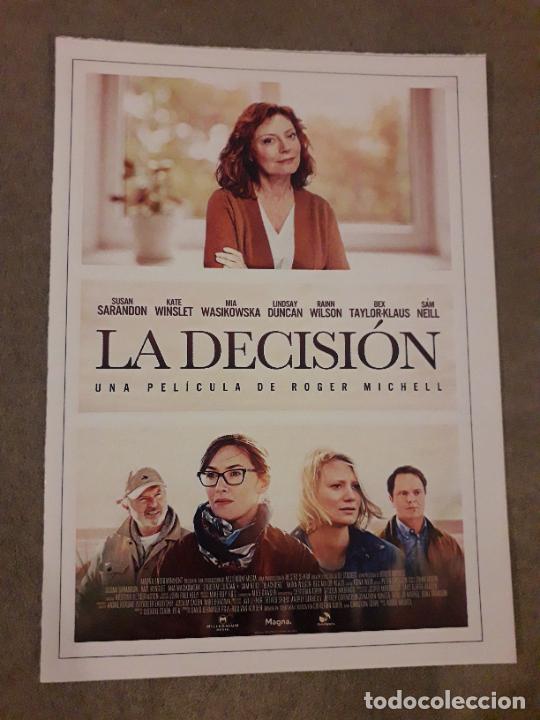 Kino: FICHA PELICULA, LA DECISION, 2019. ROGER MICHEL, SUSAN SARANDON, KETE WINSLET, MIA WASIKOWSKA