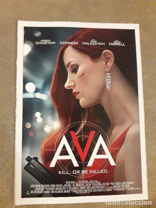 Kino: FICHA PELICULA, AVA, 2020. JESSICA CHASTAIN, JOHN MALKOVICH