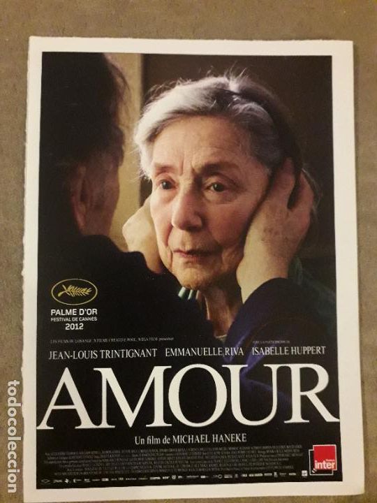 Kino: FICHA PELICULA, AMOR (LIEBA) 2012 MICHAEL HANEKE. JEAN-LOUIS TRINTIGNANT, EMMANUELLE RIVA