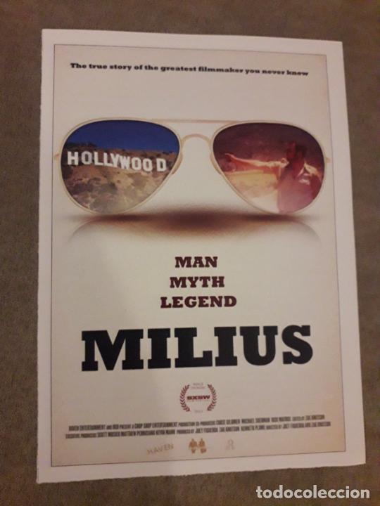 Kino: FICHA PELICULA, MILIUS. 2013 JOEY FIGUEROA