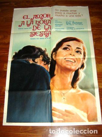Kino: afiche de cine el amor a la hora de la siesta eric rohmer