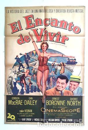 Kino: afiche cine original el encanto de vivir michael curtiz jazz