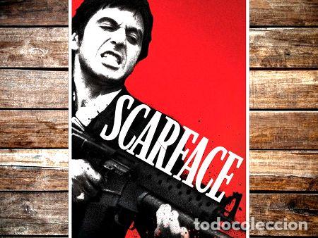 Kino: poster pelicula scarface caracortada 47x32cm 200grms