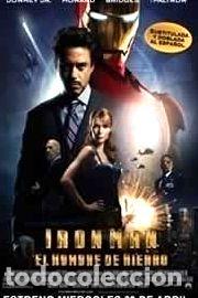 Kino: poster original cine marvel iron man el hombre de hierro