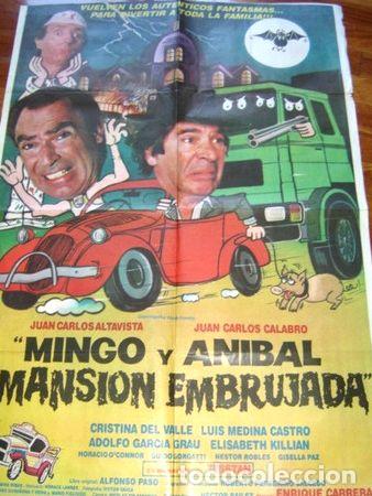 Kino: afiche de cine mingo y anibal en la mansion embrujada