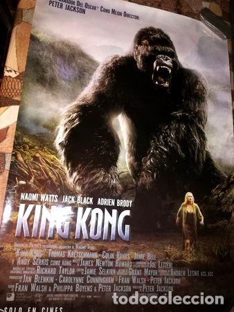 Cine: afiche poster de cine original king kong