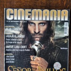 Cine: CINEMANIA Nº 96 D 2003 EL SEÑOR DE LOS ANILLOS- SEAN CONNERY- TOMB RAIDER- JOHN CUSACK- MARIA ESTEVE