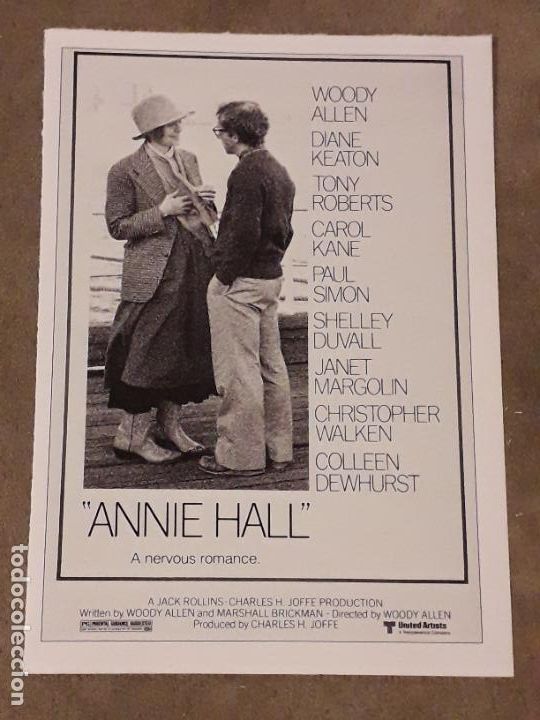 Kino: FICHA PELICULA, ANNIE HALL (WOODY ALLEN 1977) DIANE KEATON