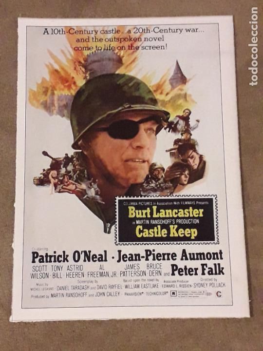 Kino: FICHA CINE BELICO, LA FORTALEZA (1969 Sydney Pollack) Burt Lancaster, Patrick O'Neal, Jean-Pierre Au