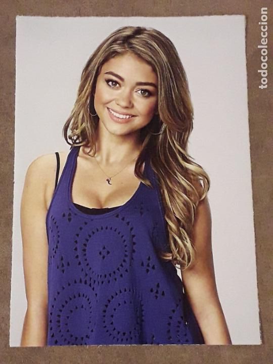 Kino: FICHA ACTRIZ SARAH HYLAND (MODERN FAMILY) EN EL REVERSO TEXTO DATOS FILMOGRAF&Iacute;A BASICA