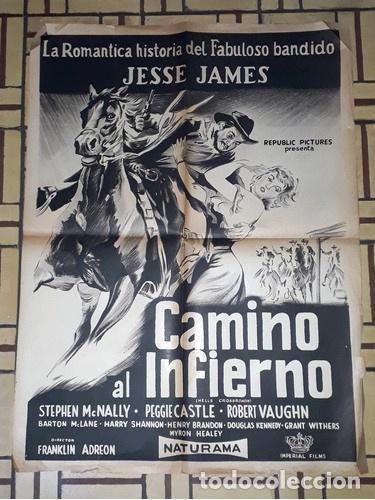 Kino: camino al infierno afiche poster cine jasse james h48
