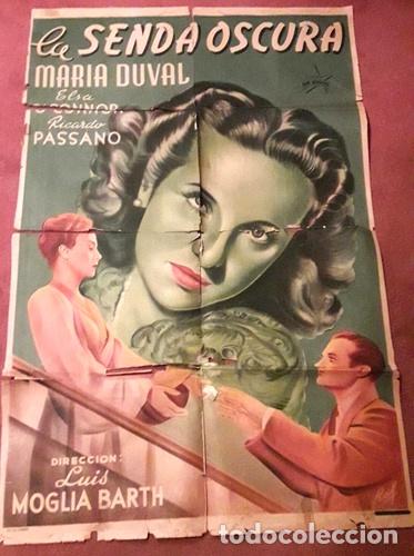 Kino: afiche la senda oscura maria duval 1947