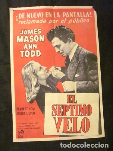 Kino: afiche original el septimo velo james mason