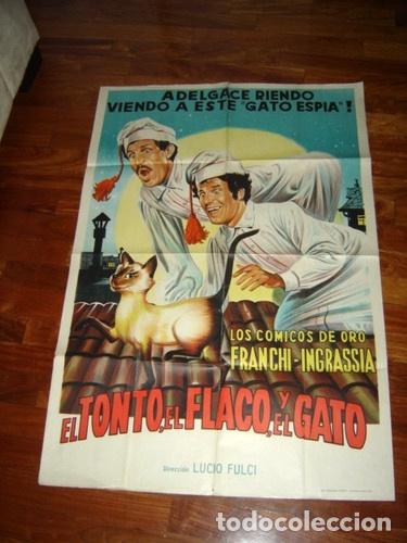 Kino: afiche de cine el tonto el flaco y el gato franchi ingrassia