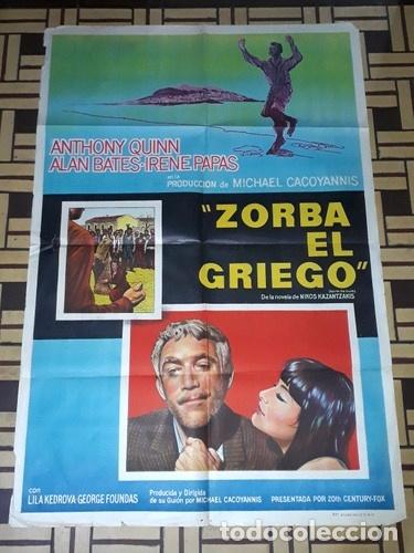 Kino: zorba el griego afiche anthony quinn abates ipapas h34