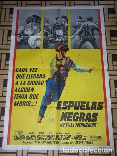 Kino: espuelas negras afiche rory calhoun linda darnell sbradyh37