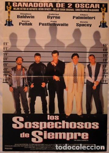 Kino: afiche los sospechosos de siempre 1995 bryan singer cine