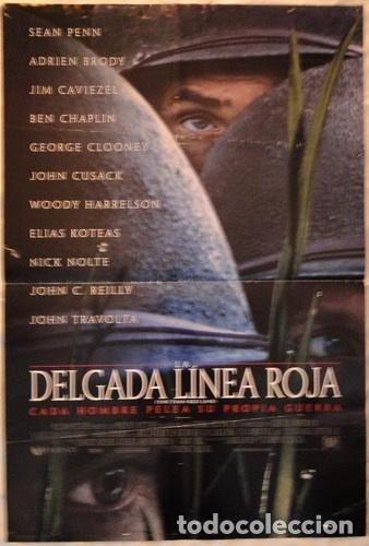 Kino: afiche original cine la delgada linea roja malick 1998