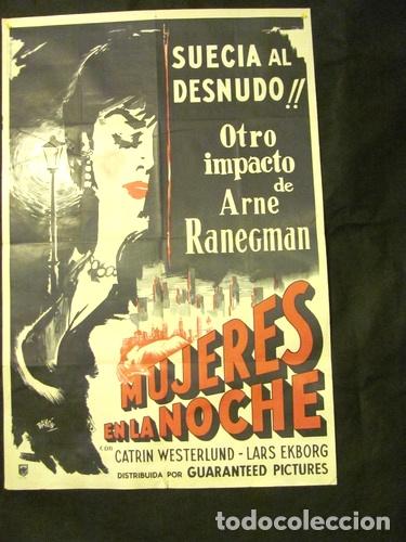 Kino: afiches mujeres en la noche catrin weterlund