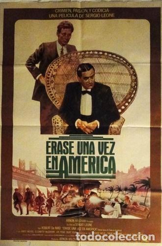 Kino: afiche sergio leone erase una vez en america original cine