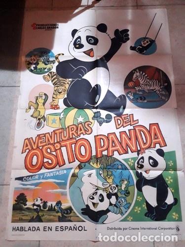 Kino: afiche las aventuras del osito panda original 1975 c29