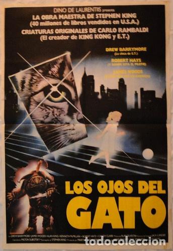Kino: afiche los ojos del gato stephen king 1985 original cine