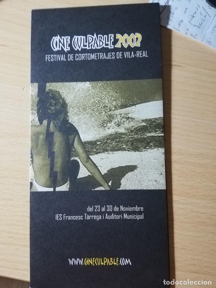 Kino: CINE CULPABLE 2002 FESTIVAL DE CORTOMETRAJES DE VILA-REAL