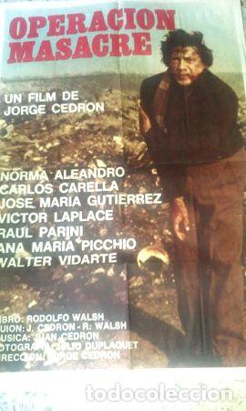 Kino: afiche operacion masacre original 1973