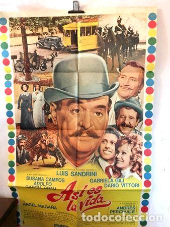 Kino: afiche de cine original original asi es la vida sandrini