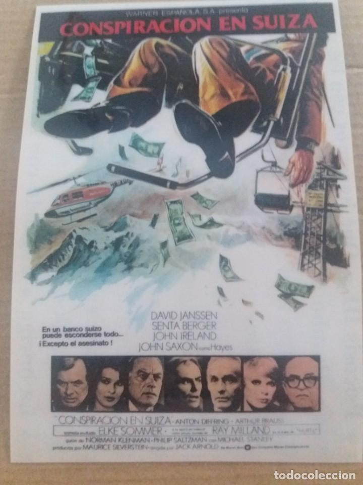 Kino: Conspiraci&oacute;n en Suiza