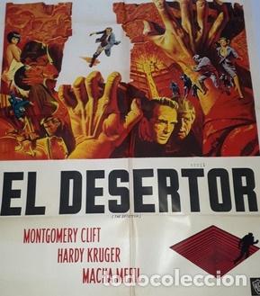 Kino: el desertor afiche hardy kruger montgomery clift x47
