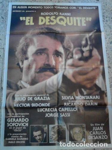 Kino: rodolfo ranni afiche el desquite 1983