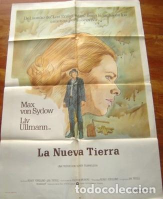 Kino: afiche la nueva tierra nybyggama argentina movie poster 1972
