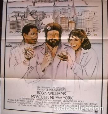 Kino: afiche cine moscu en nueva york robin williams paul mazursky