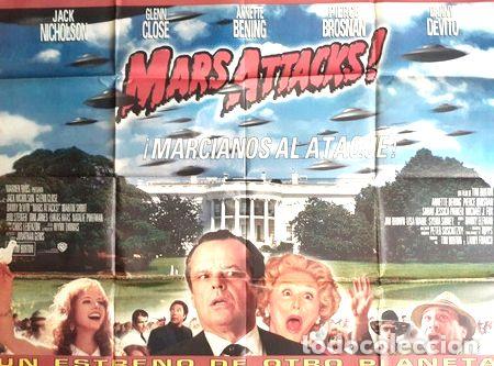 Kino: poster de la pelicula mars attacks 110cm x 150cm