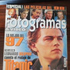 Cine: REVISTA FOTOGRAMAS – TITANIC (LEONARDO DI CAPRIO) - Nº 1851 – ENERO 1998. Lote 290232618